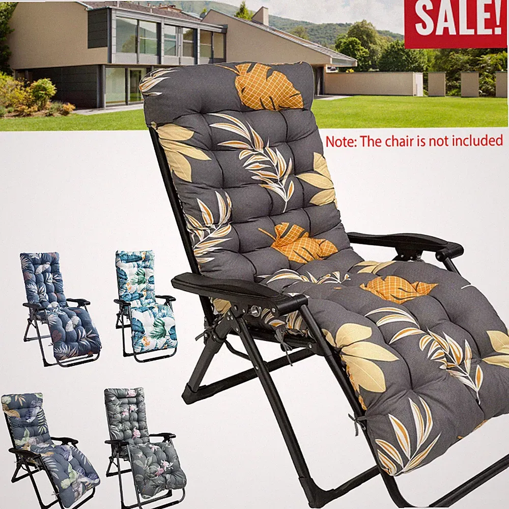 67"X22" Chaise Lounger Cushion Pad Lounge Rocking Patio Recliner Chair Sofa Mat