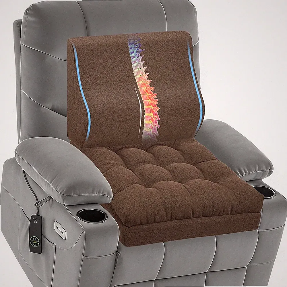 Extra Lar Memory Fo Recliner Cushs with Lumbar Support Pillow