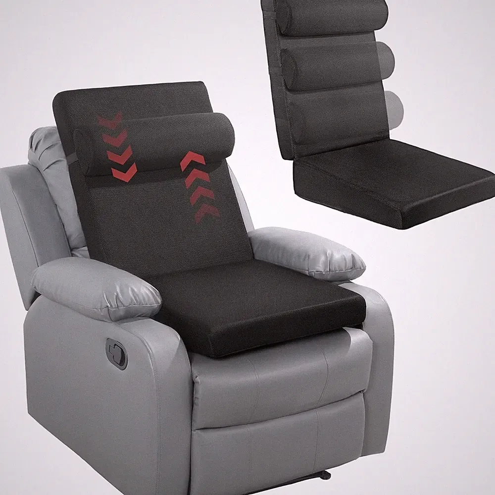 Recliner Chair Cushion Black Standard For Elderly Comfort