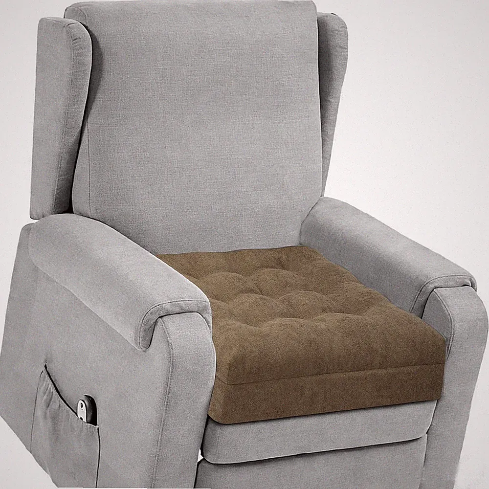 Recliner Cushion for Elderly - Patented Dual Seat Cushion for Sagging Recline...