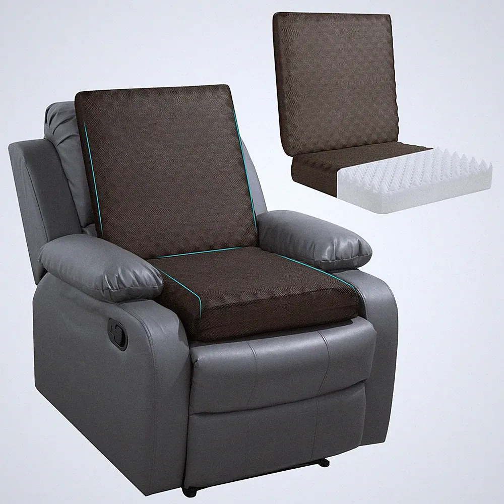 Recliner Cushions for Long Sitting, Egg Crate Foam Recliner Cushion for Elder...